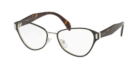 Prada PR 58UV 1AB1O1 Eyeglasses in Silver 